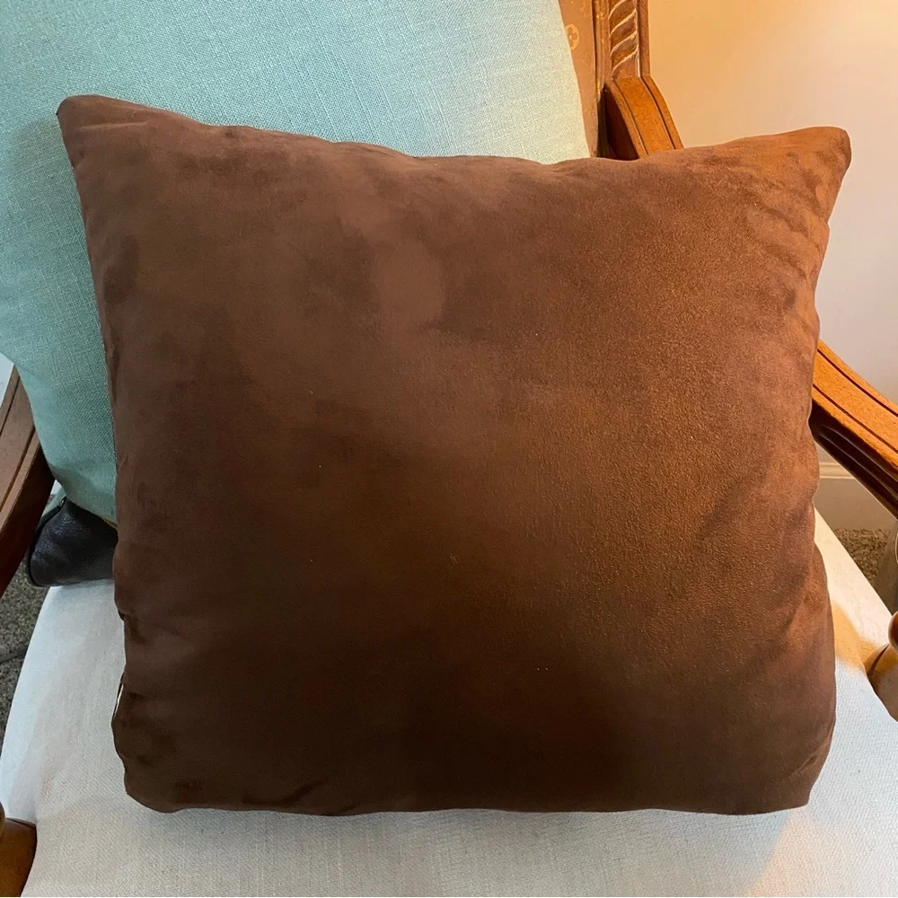 Elegant Leather Accent Pillows